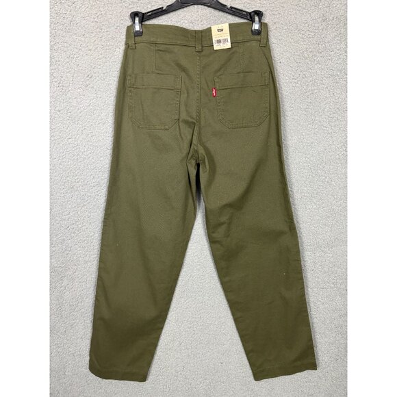 Levis Women's Green Utility Pants Size 24x27 Mid-Rise Relaxed Fit New With Tag's - Picture 3 of 7